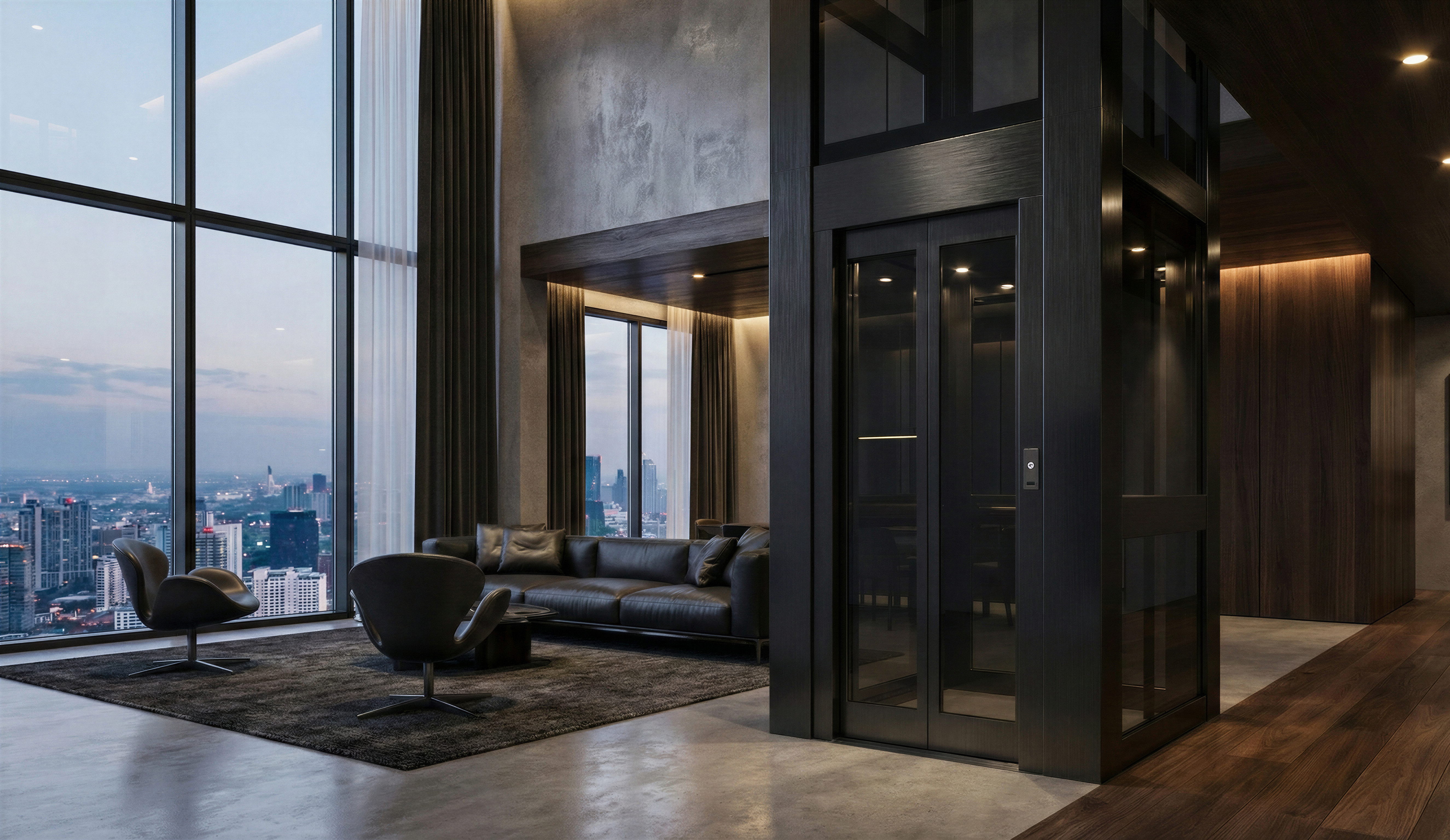 Home Elevators With Masonry Shaft